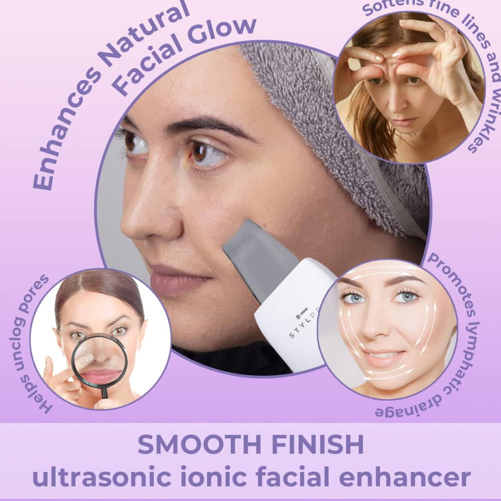 Stylpro Smooth Finish Ultrasonic Ionic Facial Enhancer