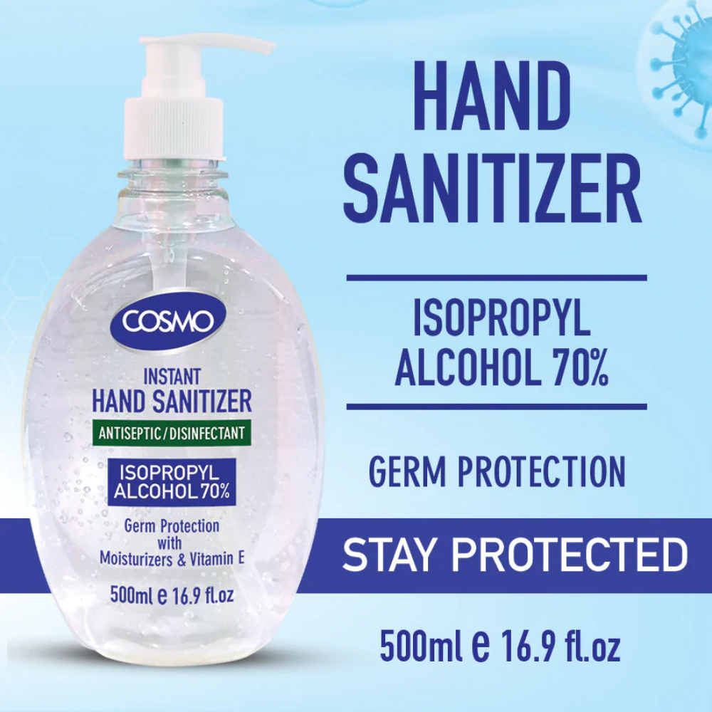 Cosmo Hand Sanitizer Gel 500Ml