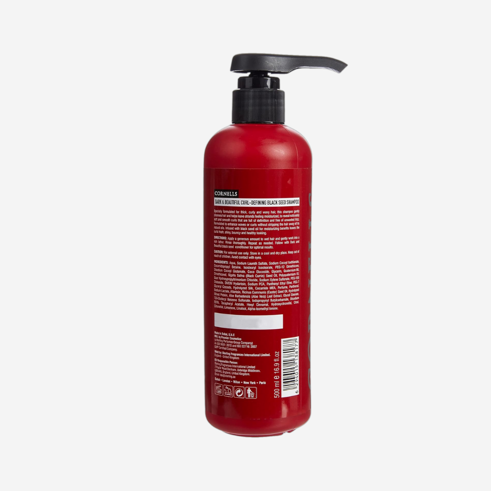 Cornells Dark & Beautiful Curl Defining Black Seed Shampoo 500M