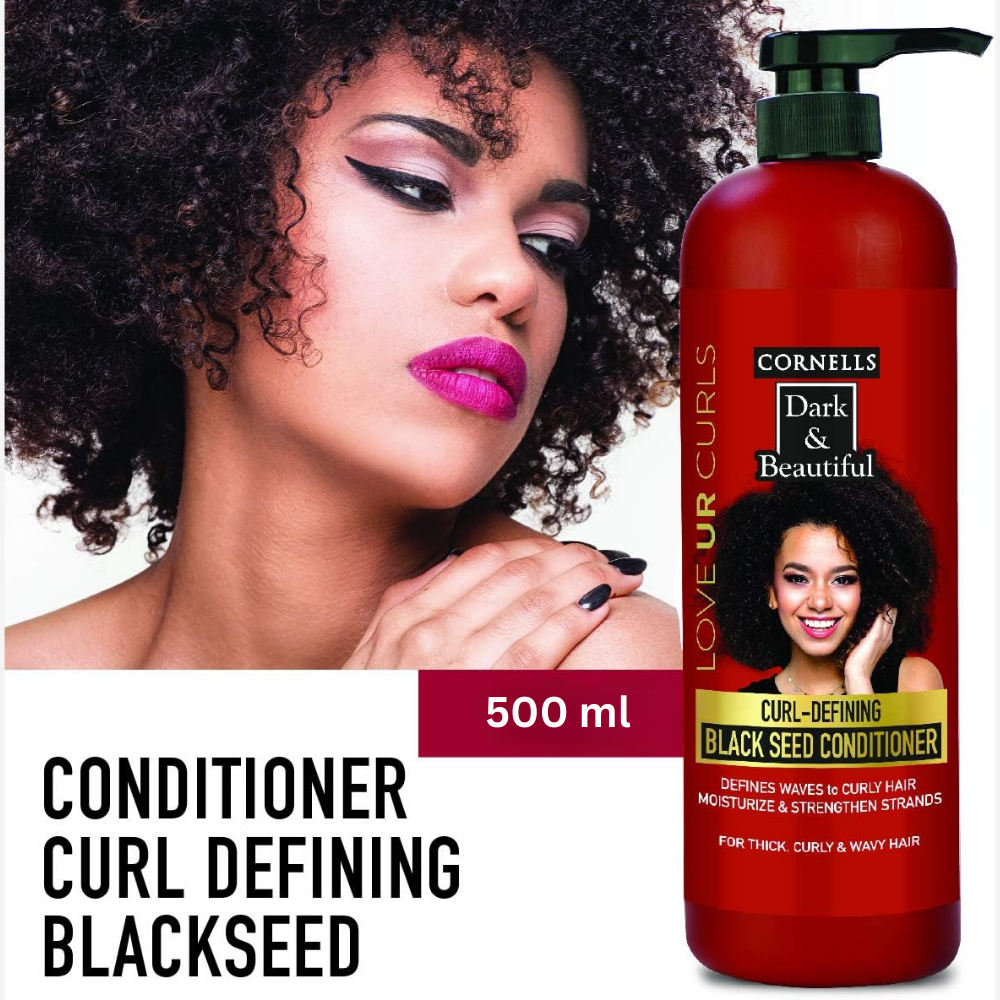 Cornells Dark & Beautiful Curl Defining Black Seed Conditioner 500Ml