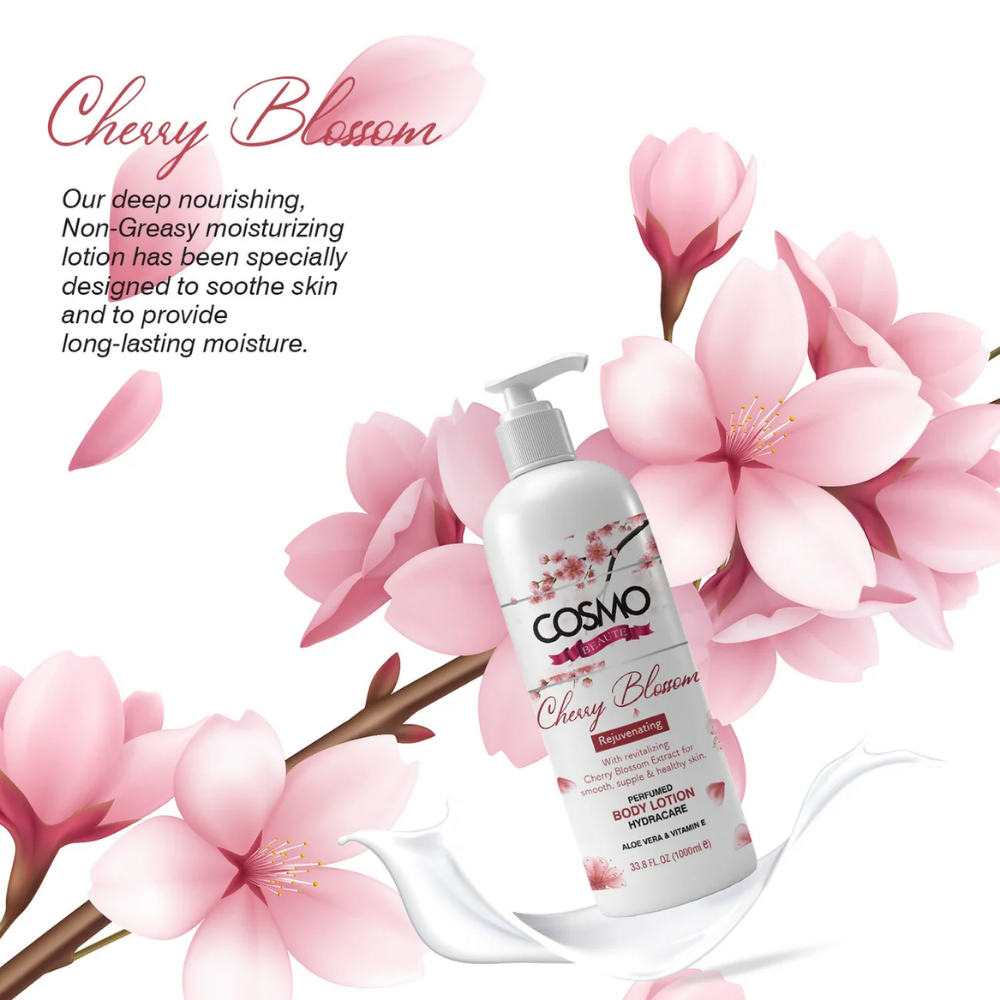 Cosmo Beaute Body Lotion Cherry Blossom 1000 Ml