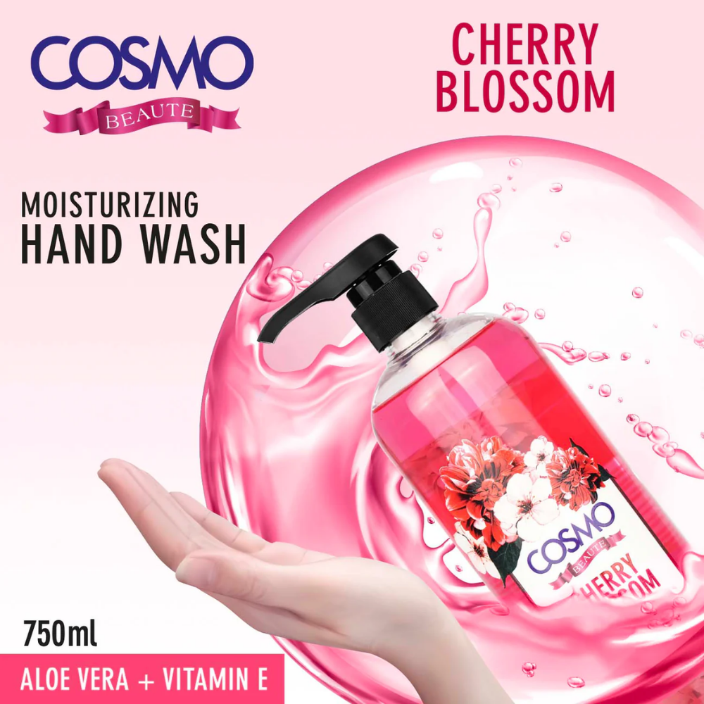 Cosmo Beauty Hand Wash Cherry Blossom 750Ml