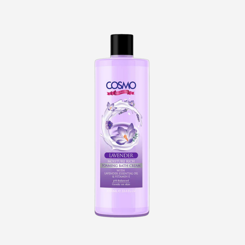 Cosmo Beaute Moisture Rich Foaming Bath Lavender 1000 Ml