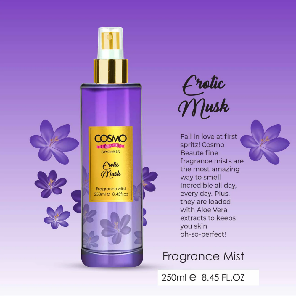 Cosmo Body Mist - Erotic Musk 250Ml