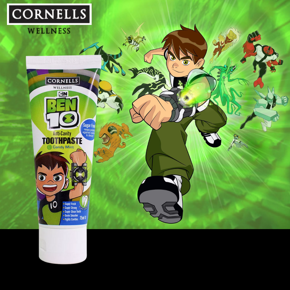 Cornells Ben10 Candy Mint Toothpaste 75Ml