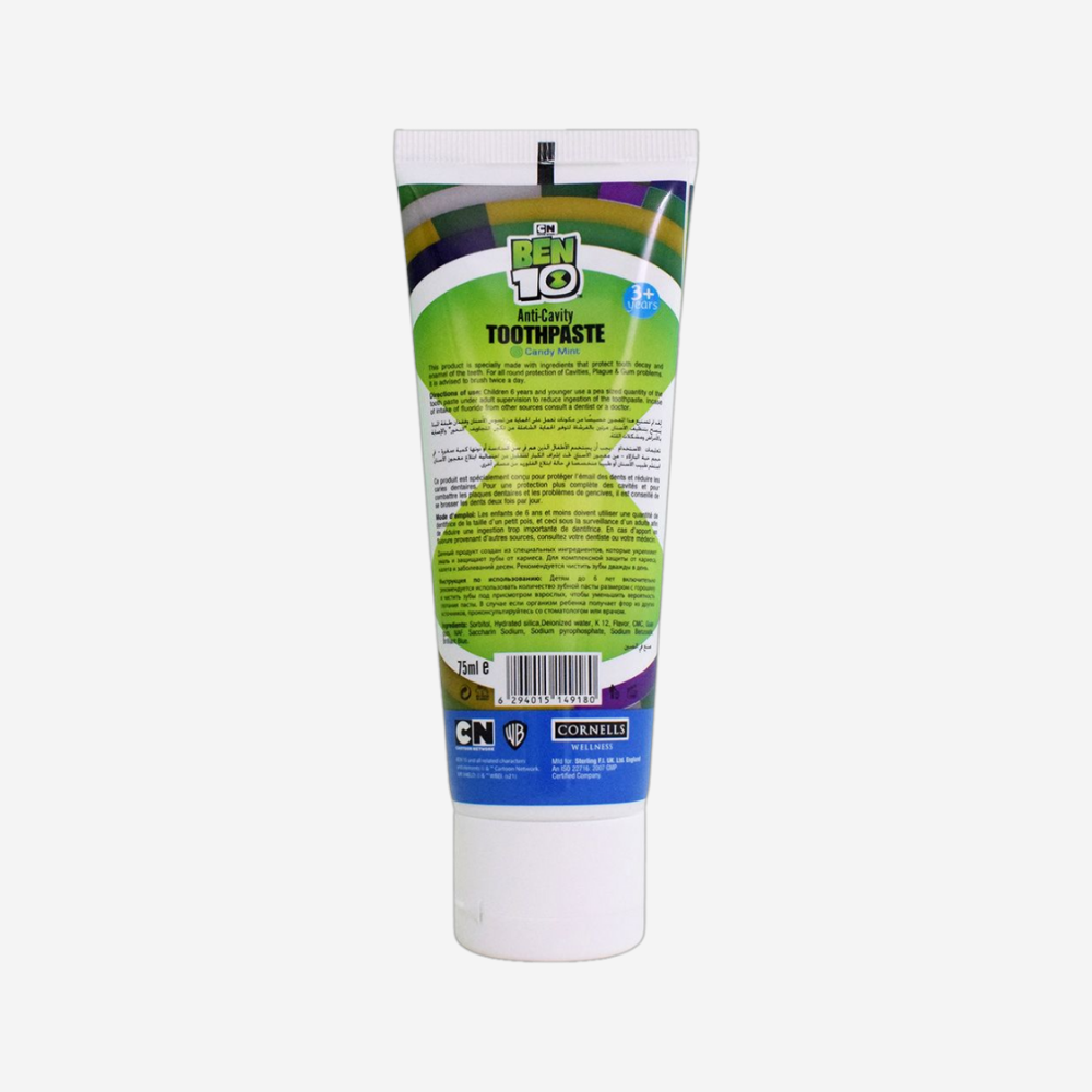 Cornells Ben10 Candy Mint Toothpaste 75Ml
