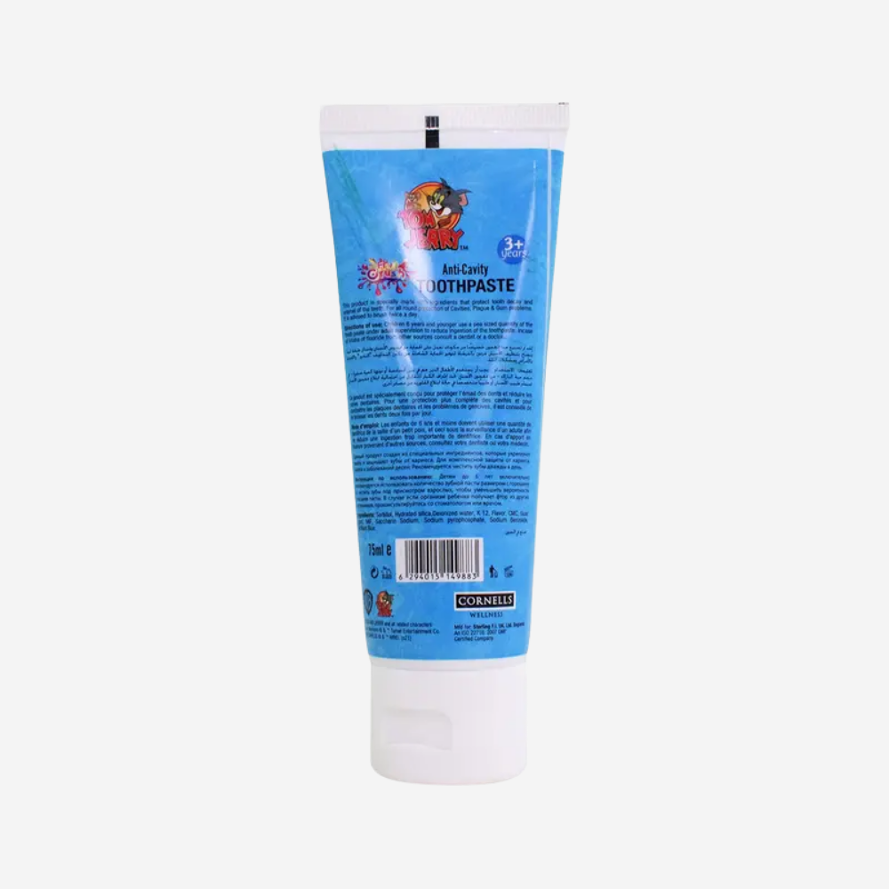 Cornells Tom & Jerry Fruit Crush Toothpaste 75Ml