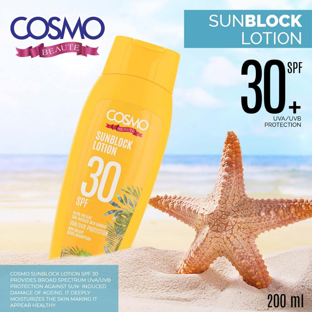 Cosmo Beaute Sunblock Lotion Spf30 200Ml