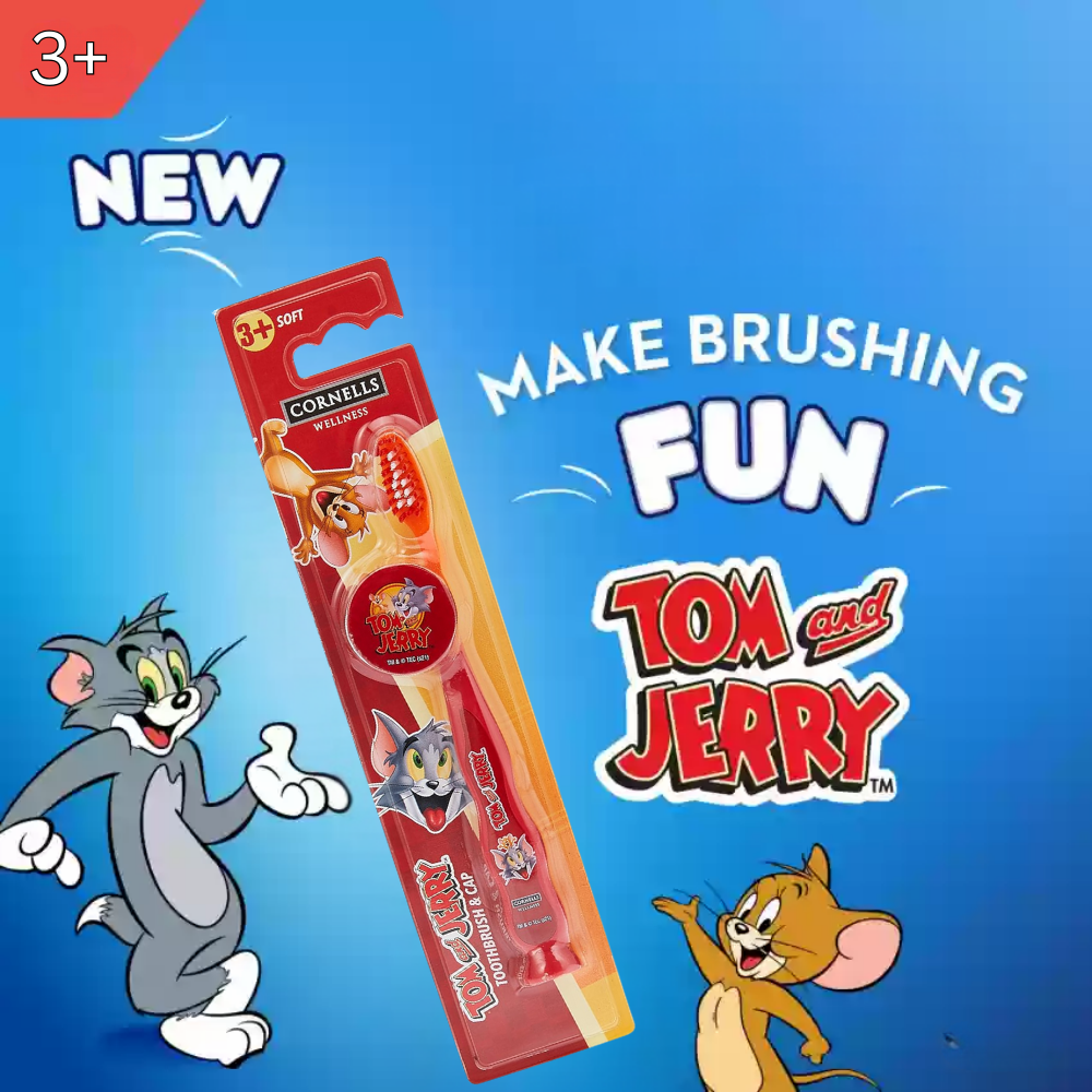 Cornells Tom & Jerry Tooth Brush & Cap