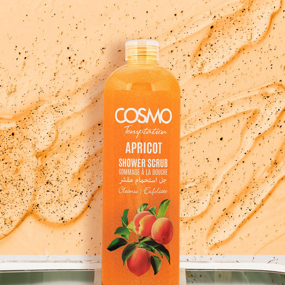 Cosmo Apricot Shower Scrub 480Ml