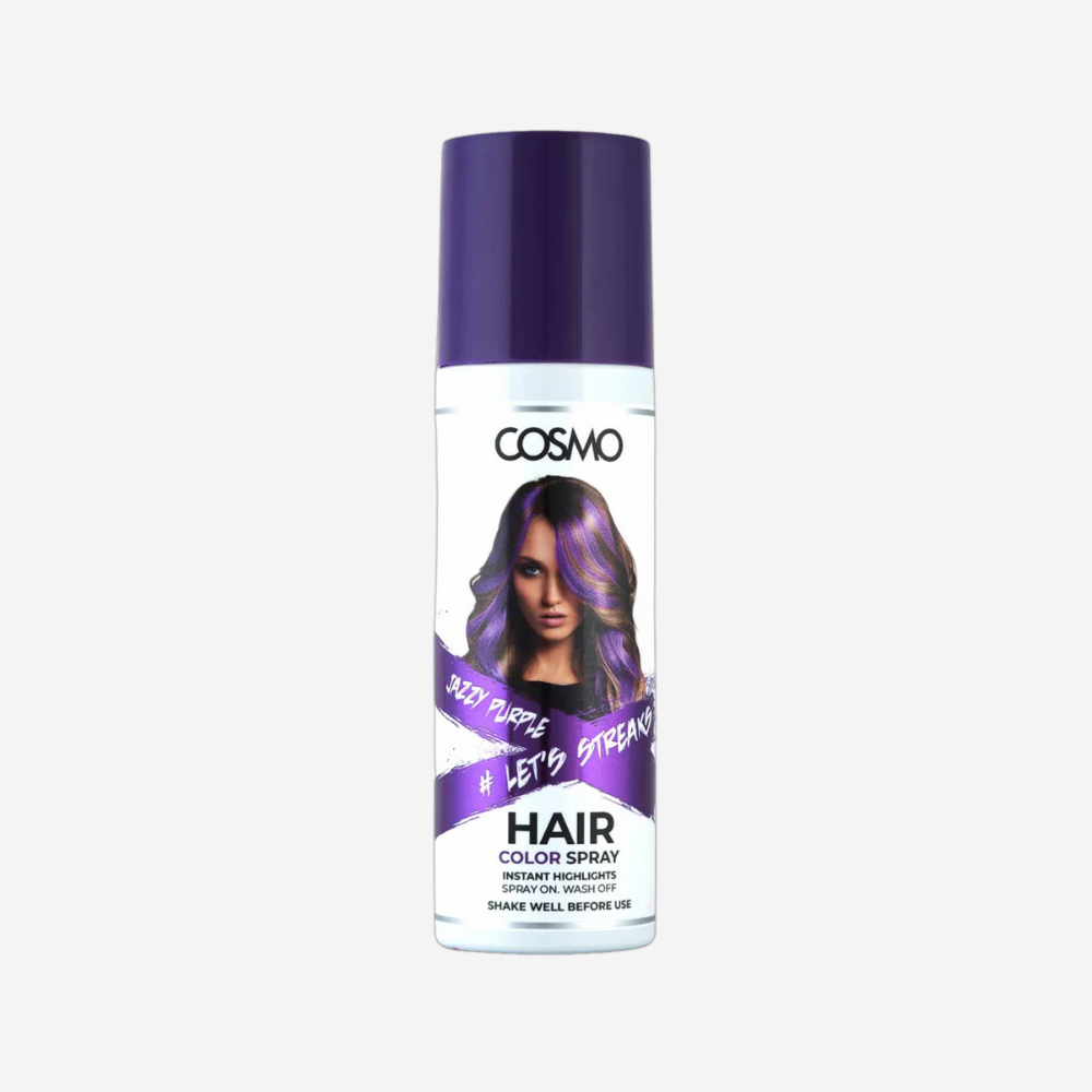 Cosmo Jazzy Purple Hair Color Spray 100Ml