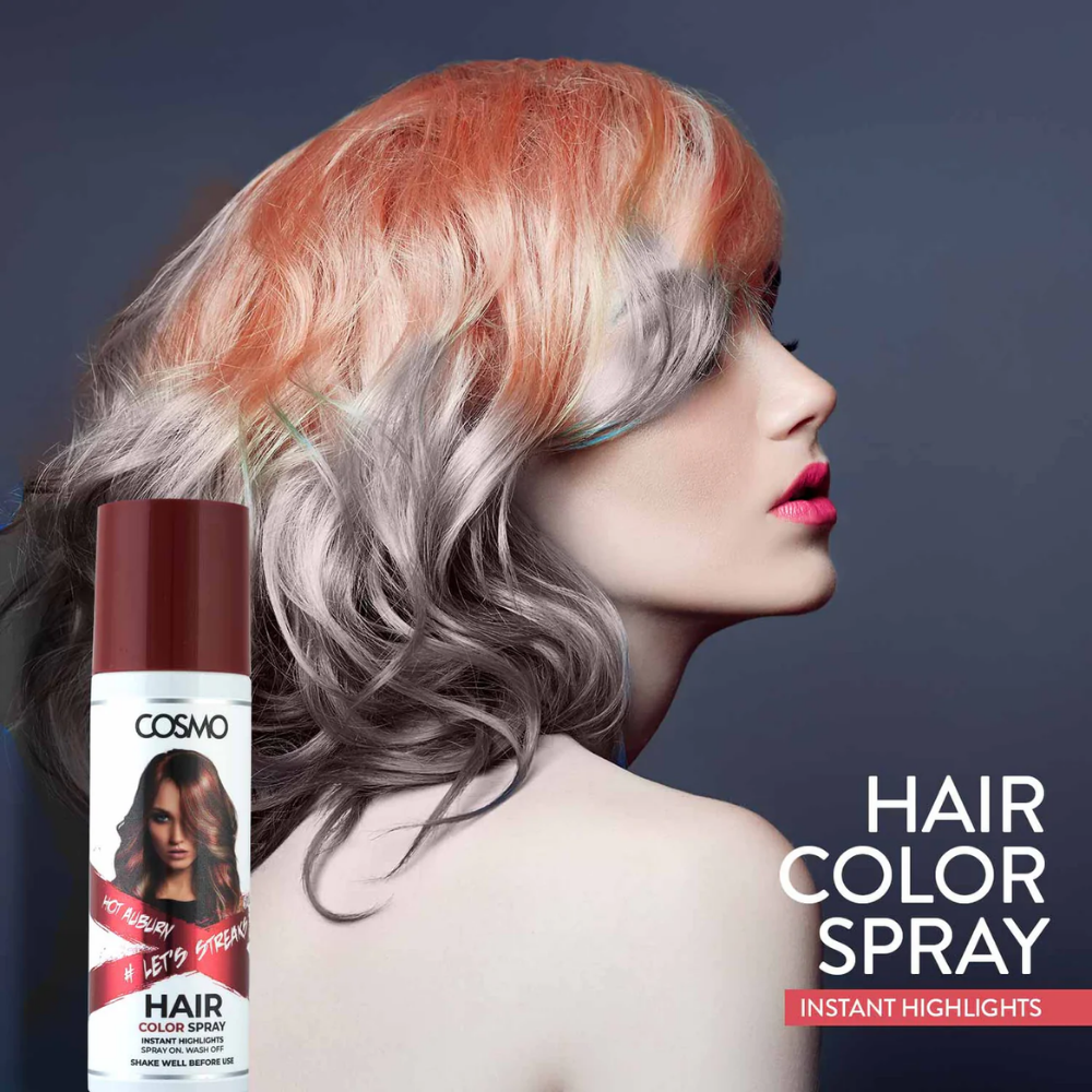 Cosmo Hot Auburn Hair Color Spray 100Ml