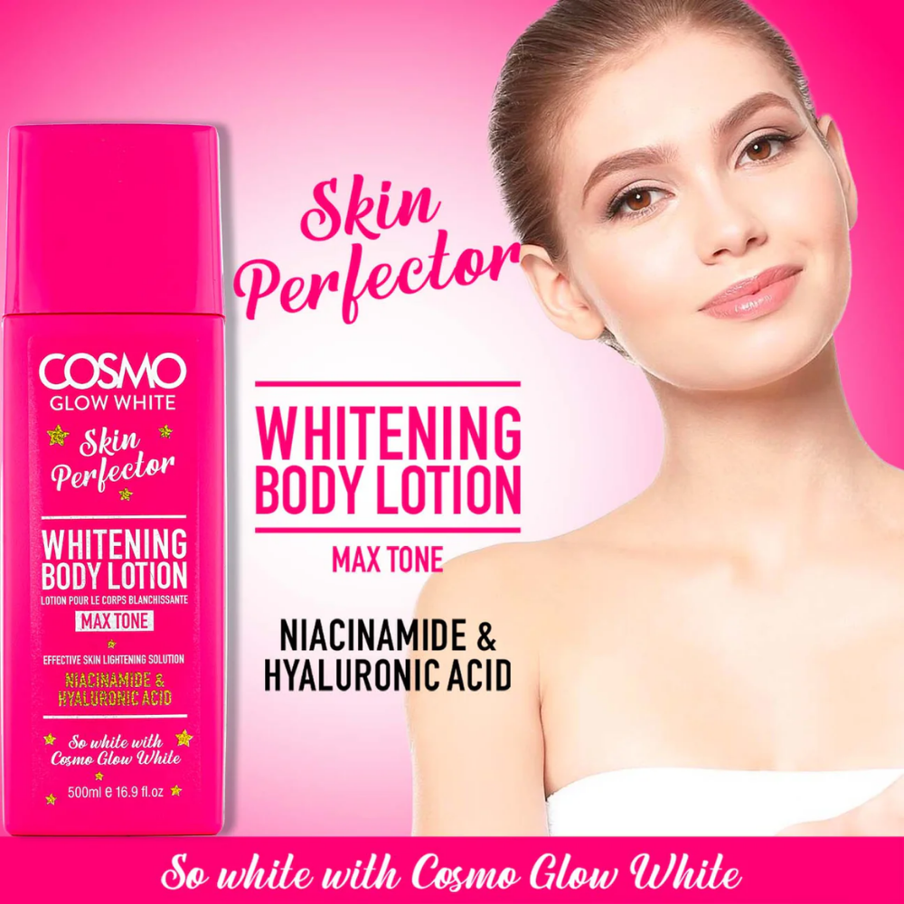 Cosmo Glow White Skin Perfector Whitening Body Lotion 500ml