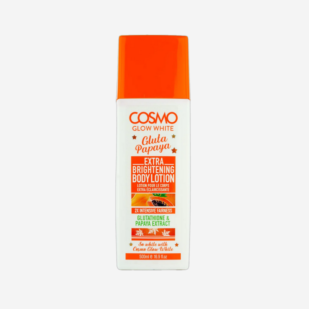 Cosmo Glow White Gluta Papaya Extra Brightening Body Lotion 500ml