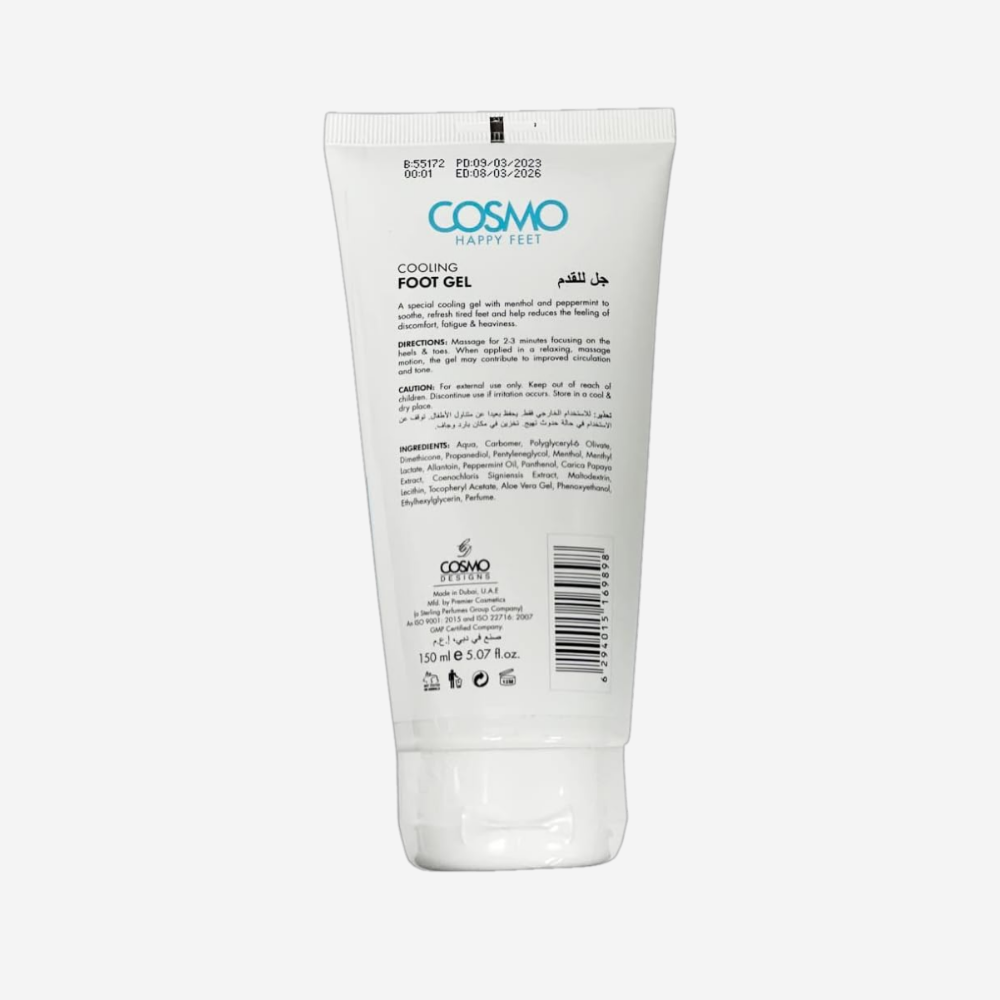 Cosmo Cooling Foot Gel Refreshing Peppermint 150ML