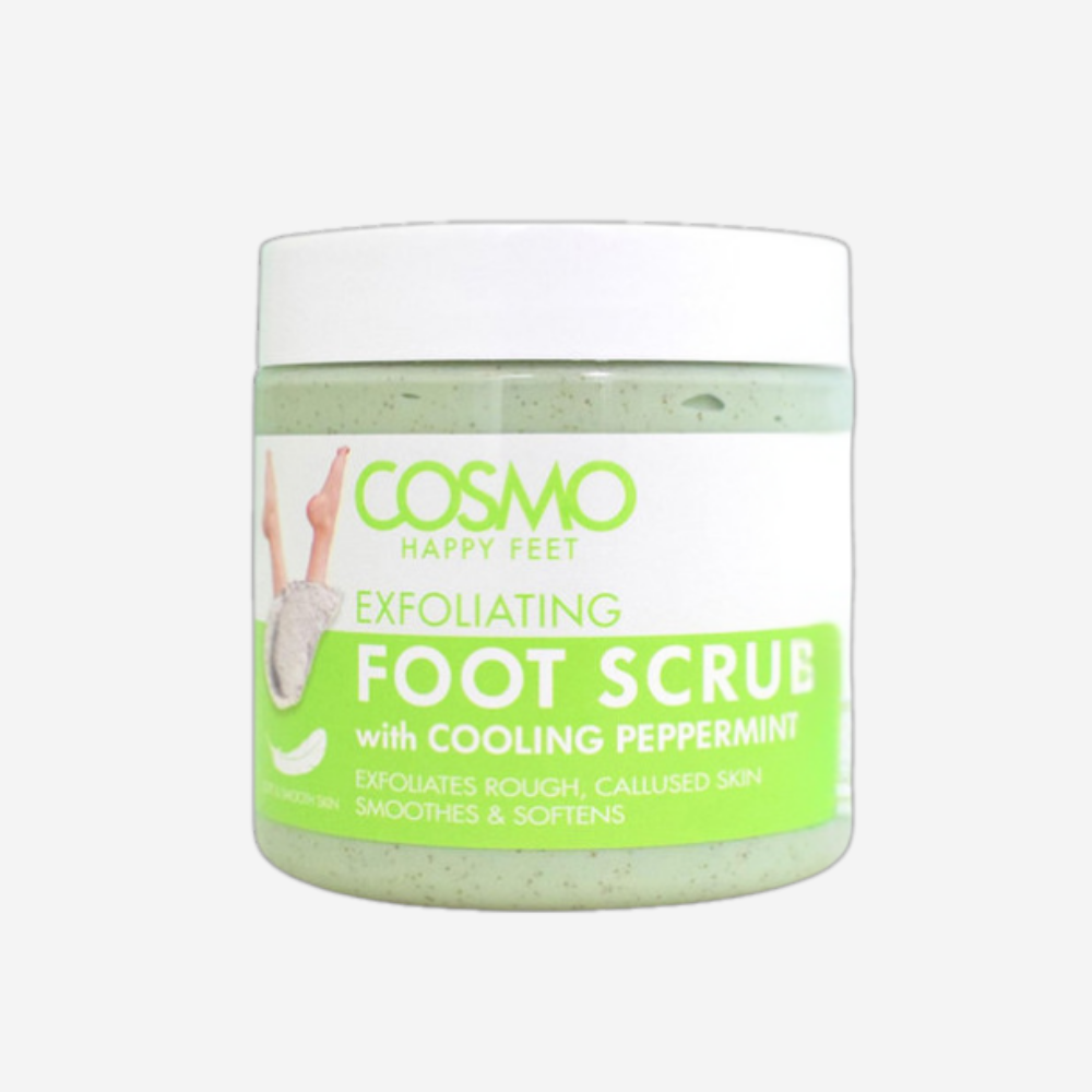 Cosmo Exfoliating Foot Scrub with Cooling Peppermint 500Ml