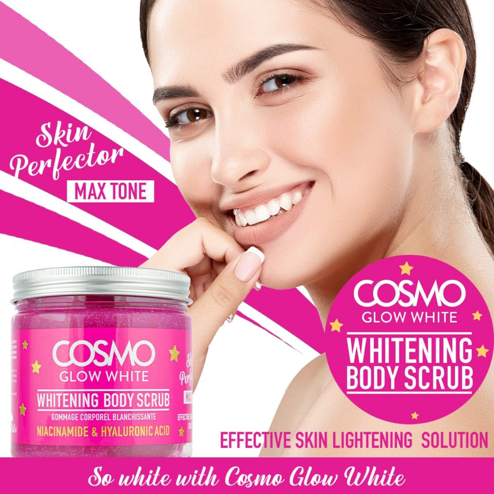 Cosmo Glow White Skin Perfector Whitening Body Scrub 475ml