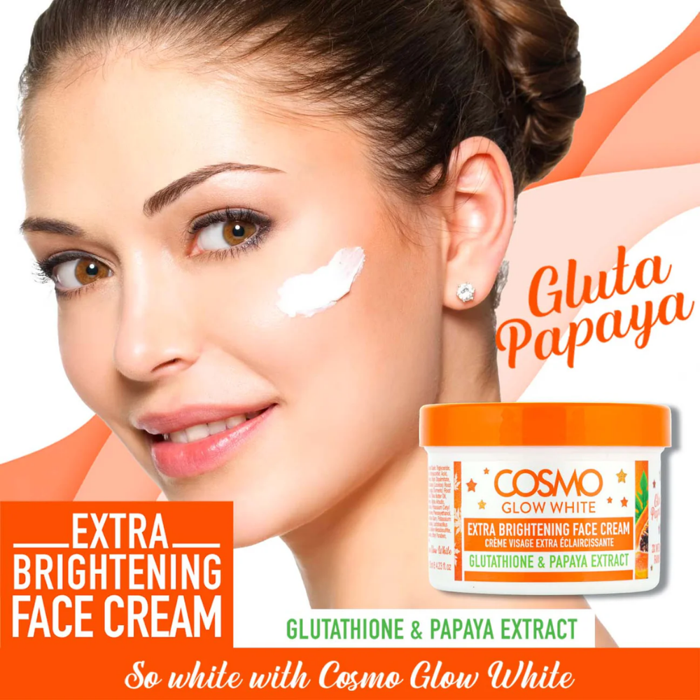 Cosmo Glow white Gluta Papaya Extra Brightening Face Cream 125Ml