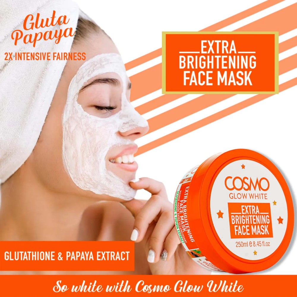 Cosmo Glow White Gluta Papaya Extra Brightening Face mask 250ml
