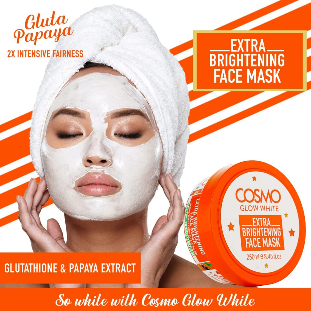 Cosmo Glow White Gluta Papaya Extra Brightening Face mask 250ml