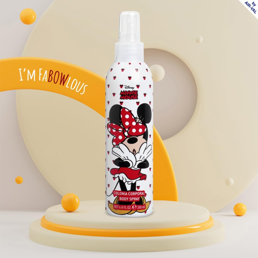 Air-Val Disney Minnie Mouse Body Spray 200Ml Boxed