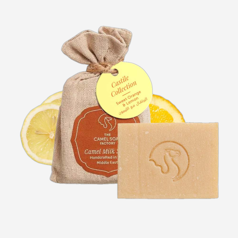 The Camel Soap Factory Milk Soap - Sweet Orange & Lemon 100G