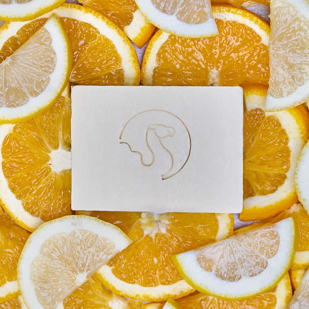 The Camel Soap Factory Milk Soap - Sweet Orange & Lemon 100G