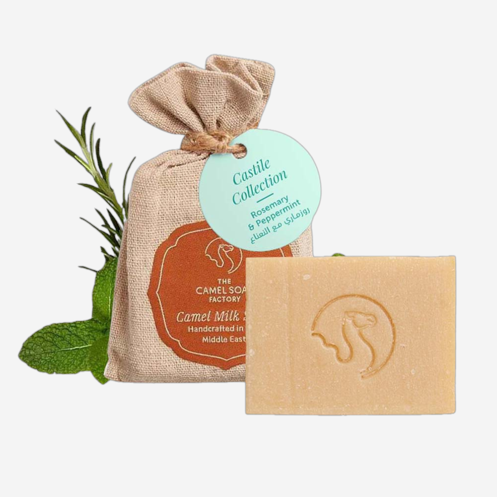 The Camel Soap Factory Milk Soap - Rosemary & Peppermint 100G