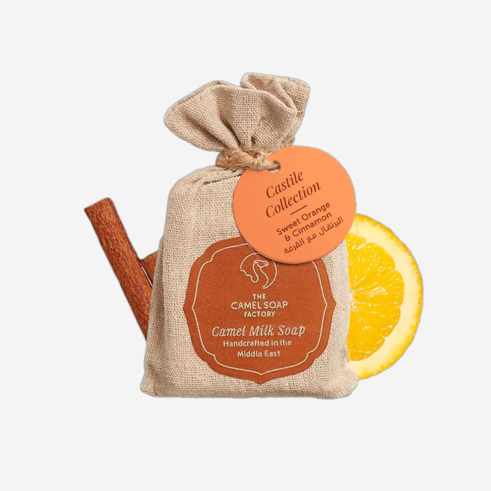 The Camel Soap Factory Milk Soap - Sweet Orange & Cinnamon 100G