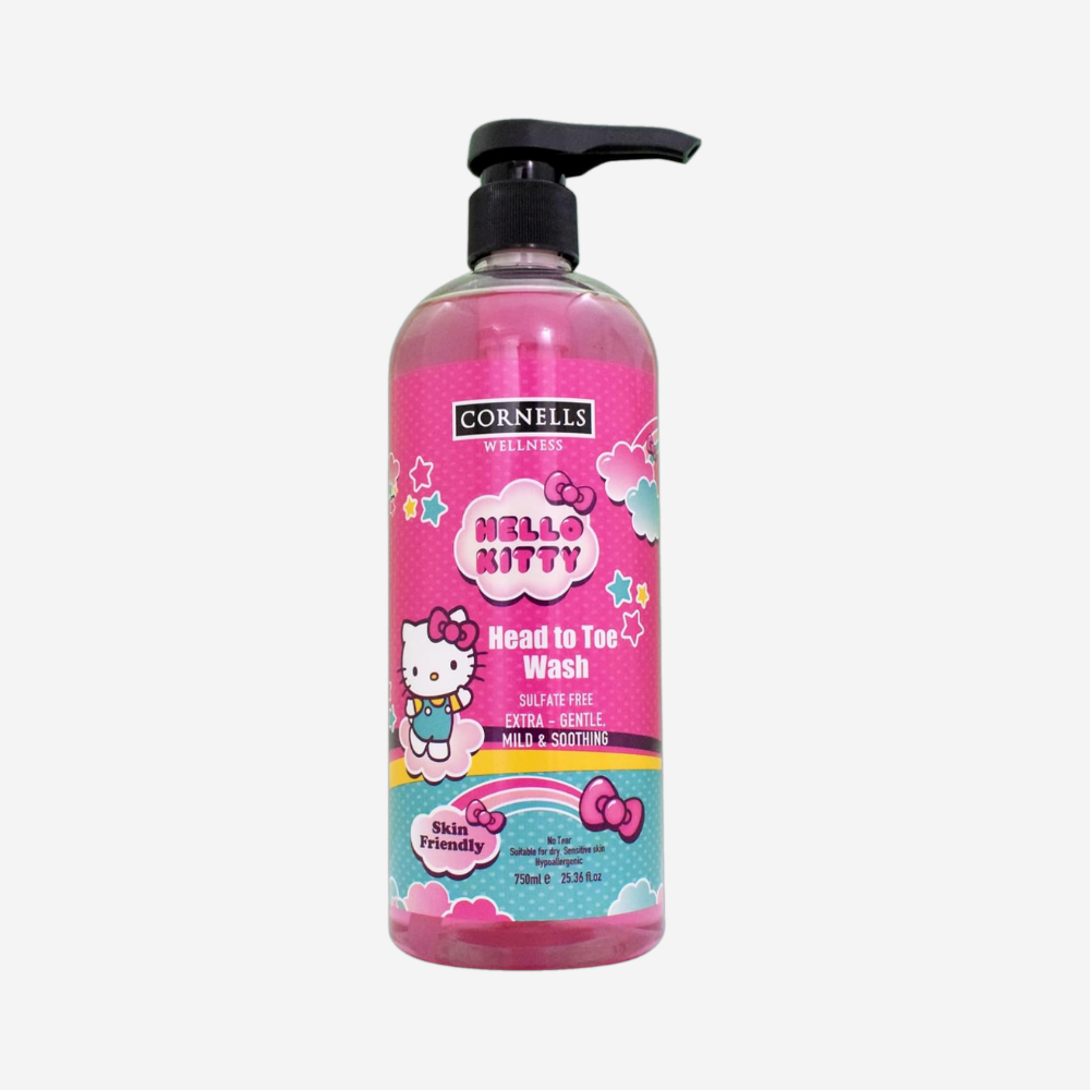Cornells Hello Kitty Head To Toe Wash 750Ml-New