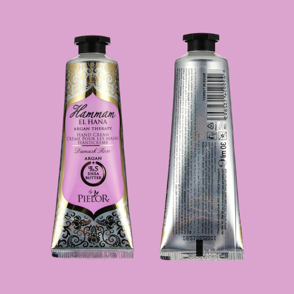 Pielor Hamam El Hana Hand Cream 30Ml - Damask Rose