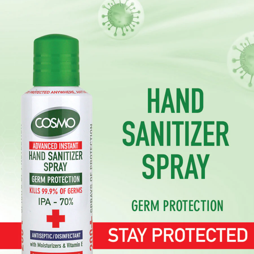 Cosmo Hand Sanitizer Spray 200Ml
