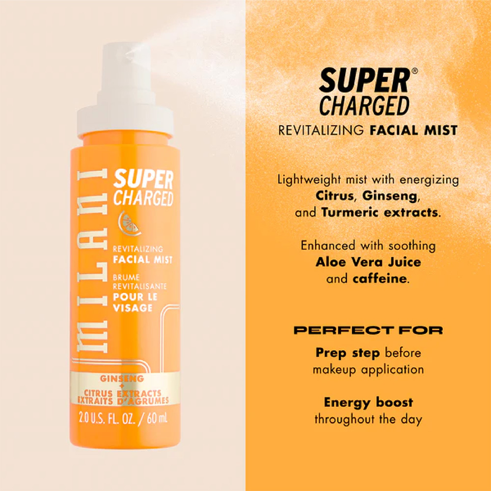 Milani Super Charged Revitalizing Facial Mist 60Ml