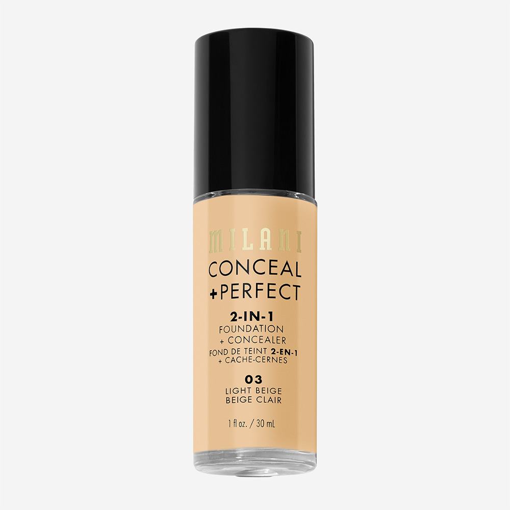 Milani Conceal + Perfect 2-In-1 Foundation - 03 Light Beige