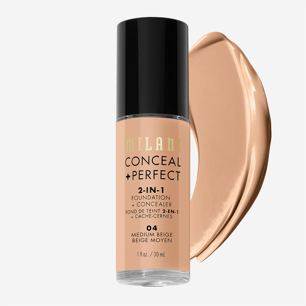 Milani Conceal + Perfect 2-In-1 Foundation - 04 Medium Beige