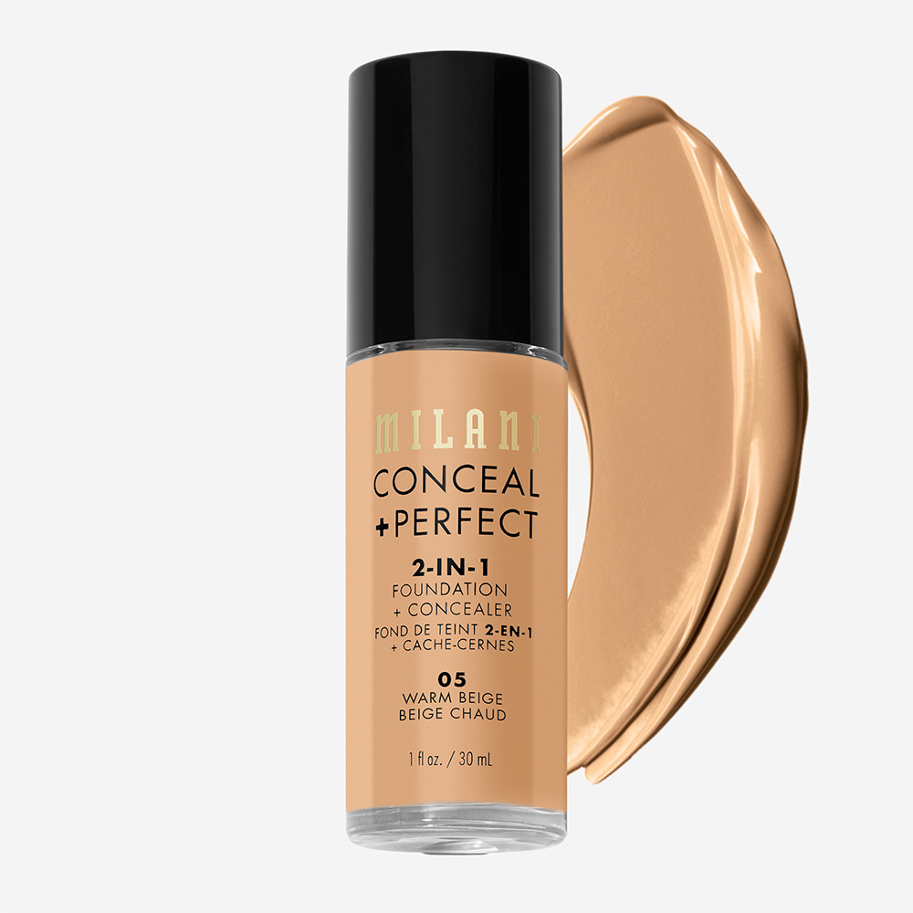 Milani Conceal + Perfect 2-In-1 Foundation - 05 Warm Beige