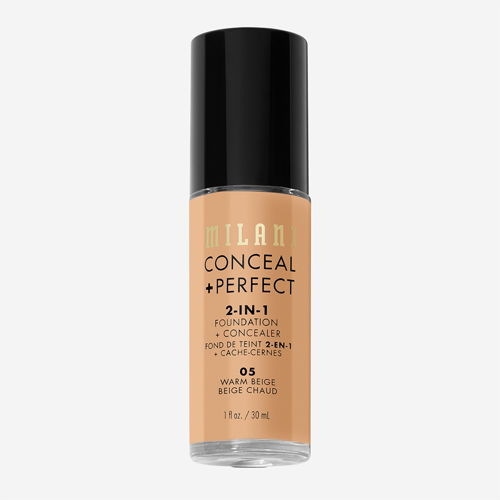 Milani Conceal + Perfect 2-In-1 Foundation - 05 Warm Beige