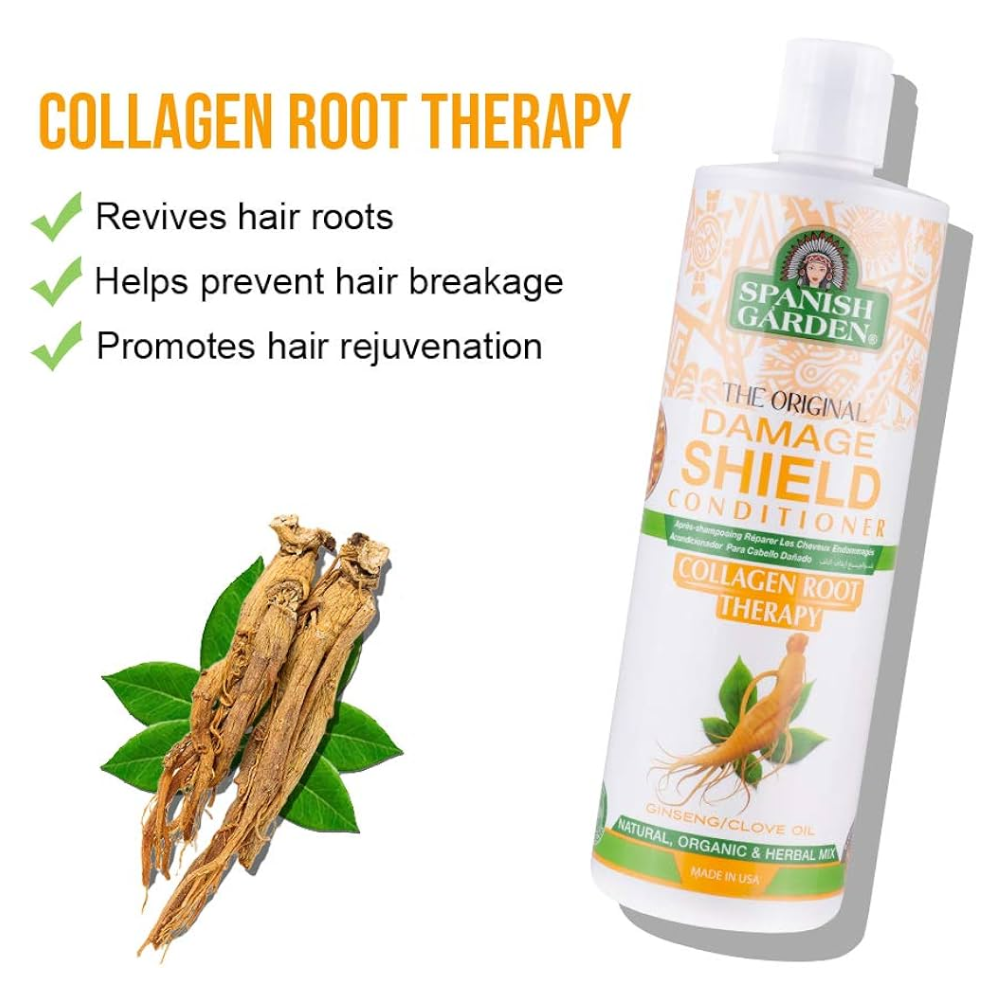 Spanish Garden Original Ginseng Damage Shield Conditioner 450Ml