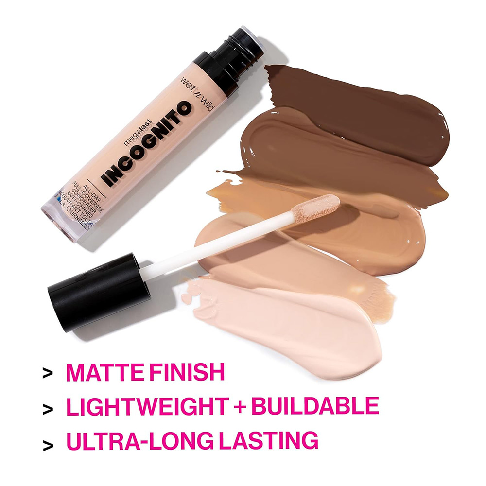 Wet N Wild Megalast Incognito All-Day Full Coverage Concealer - Light Honey
