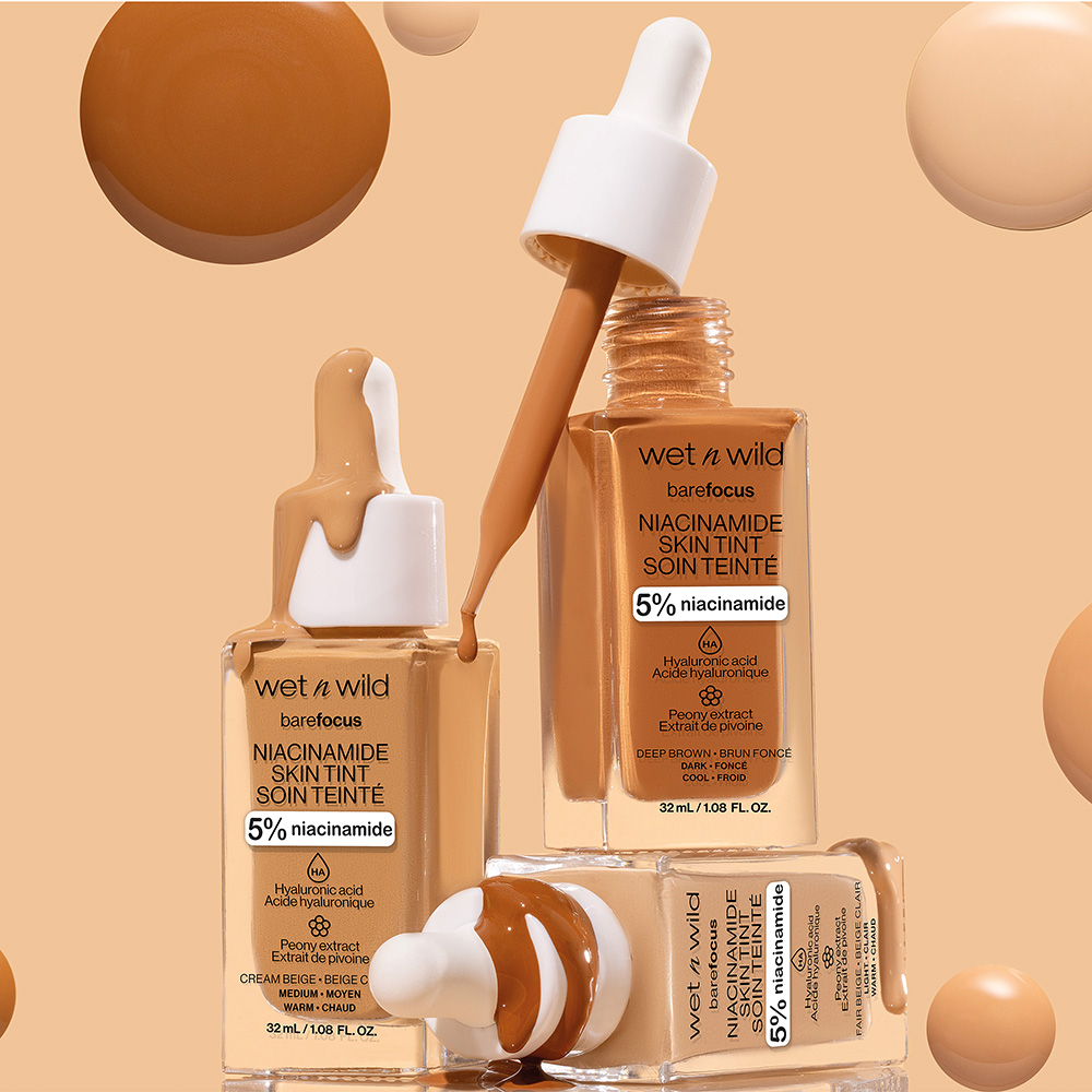 Wet n Wild Bare Focus Niacinamide Skin Tint Light Medium Sand