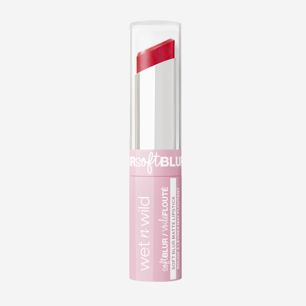 Wet n Wild Cloud Pout Soft Blur Matte Lipstick -Little Red Rosette