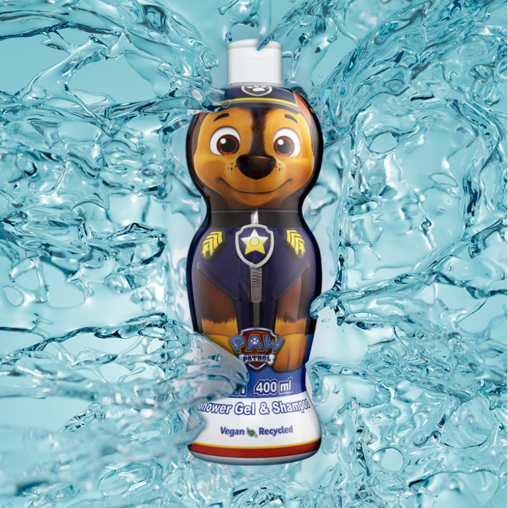 Air-Val Paw Patrol Shower Gel & Shampoo 1D Chase 400 Ml