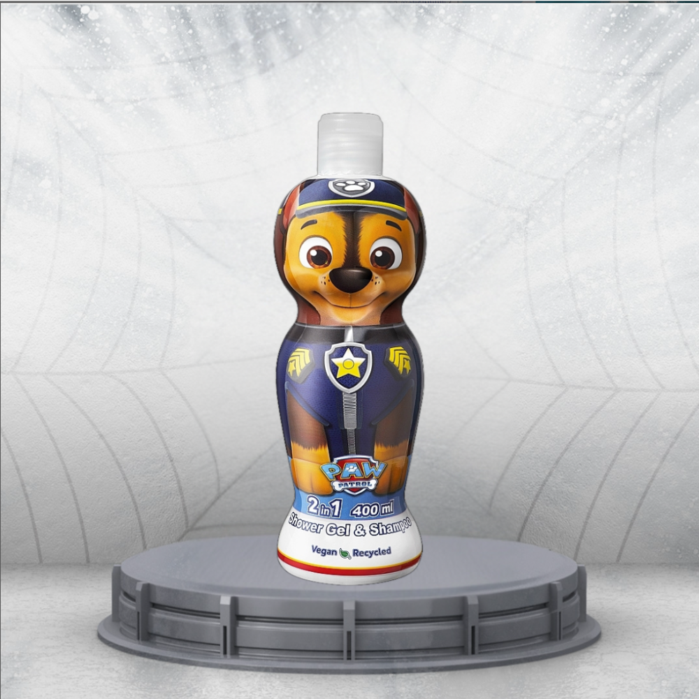 Air-Val Paw Patrol Shower Gel & Shampoo 1D Chase 400 Ml