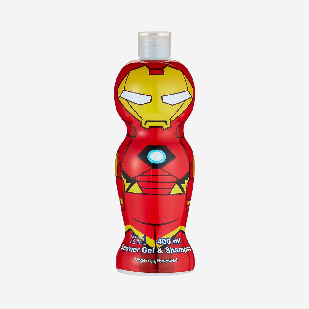 Air-Val Ironman Figure 1D Shower Gel & Shampoo 2In1 400 Ml