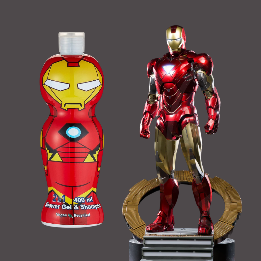Air-Val Ironman Figure 1D Shower Gel & Shampoo 2In1 400 Ml