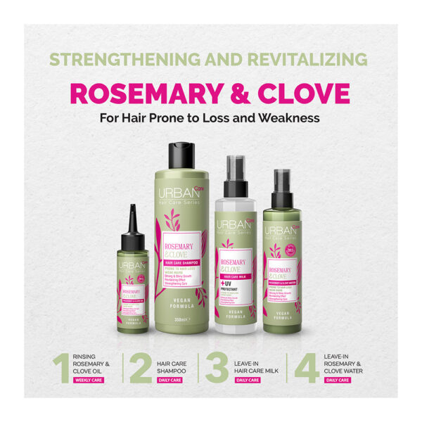 Urban Care Rosemary & Clove Strengthening Hair Care ?Water 150 Ml - Image 4