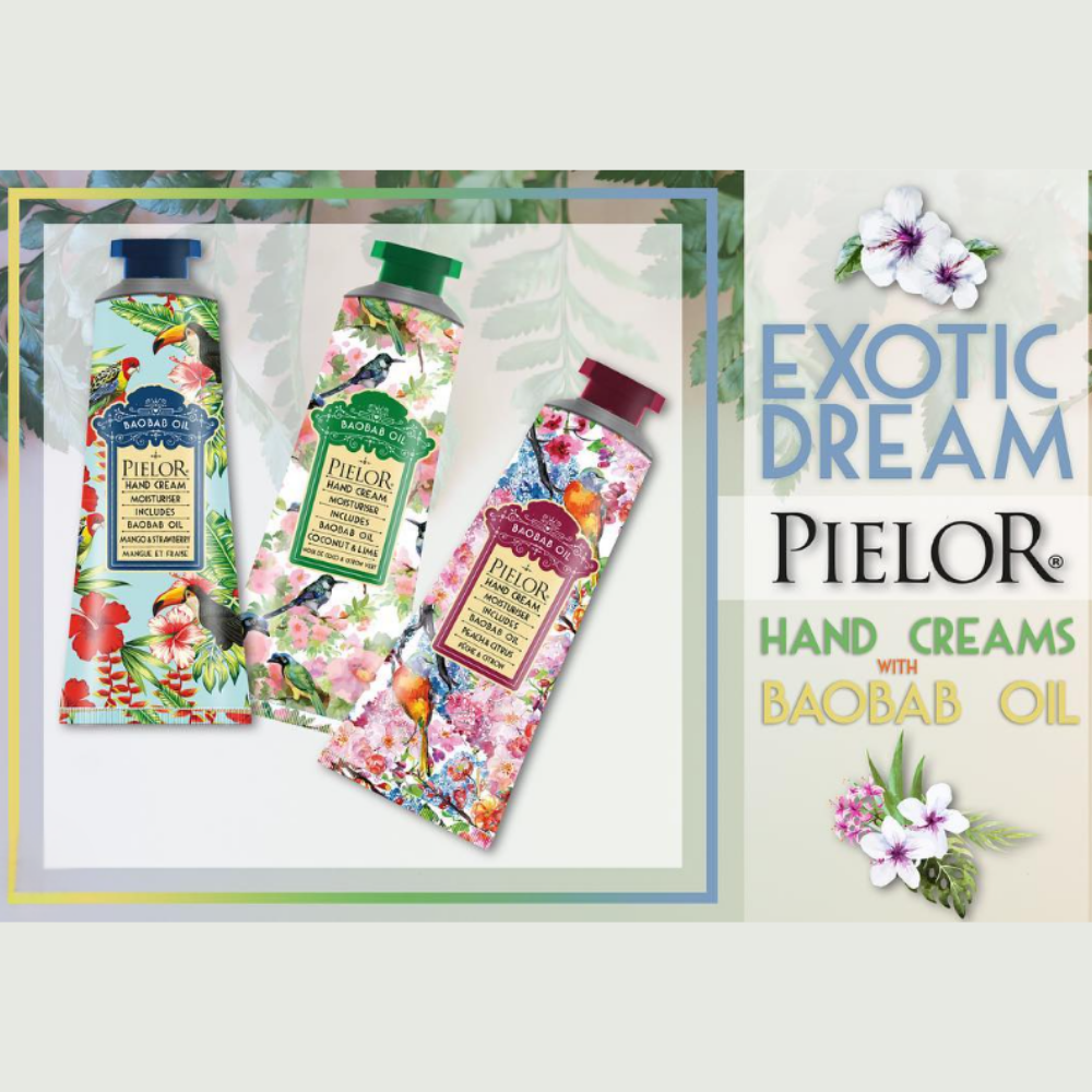 Pielor Exotic Dream Hand Cream Gift Box 30 Ml 3 Kinds - Pink