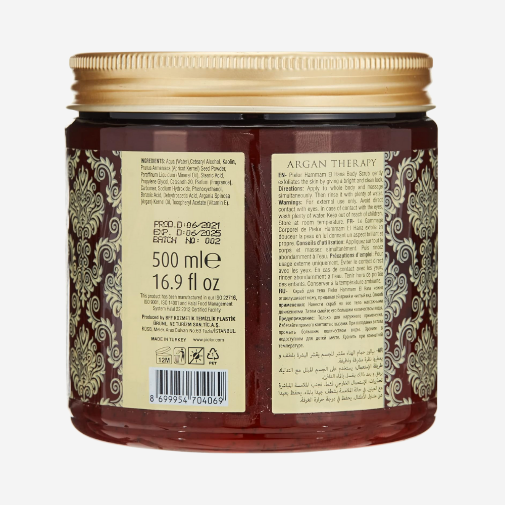 Pielor Hamam Body Scrub 500Ml Arabian Oud