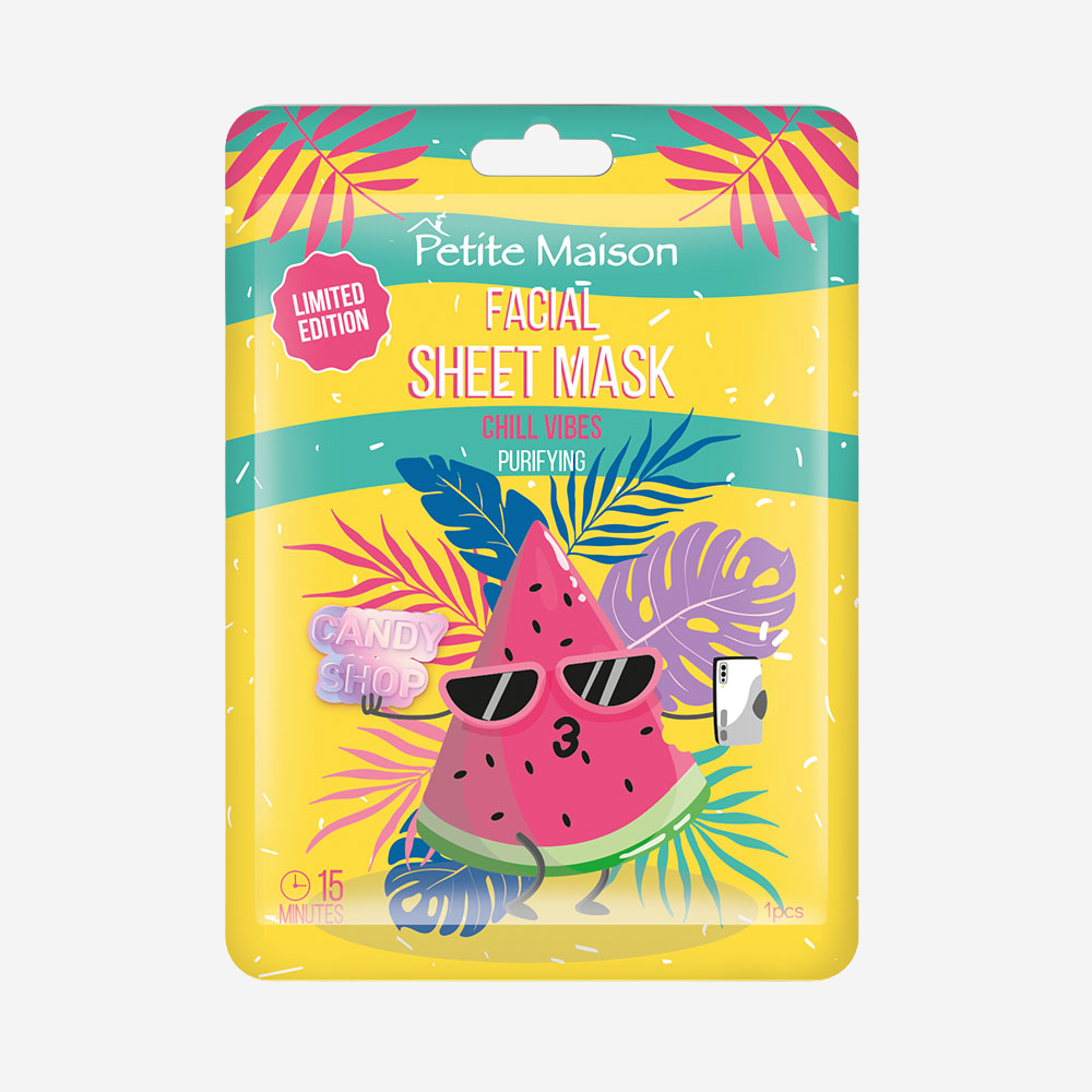 Petite Maison Chill Vibes Facial Sheet Mask- Purifying 20Ml