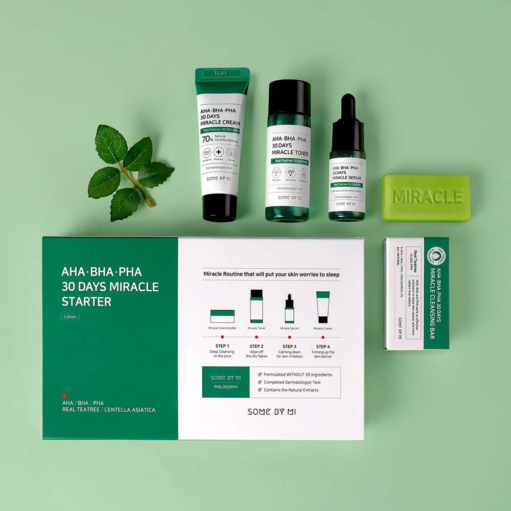 Some By Mi Aha-Bha-Pha 30 Days Miracle Starter Kit (4 Components)